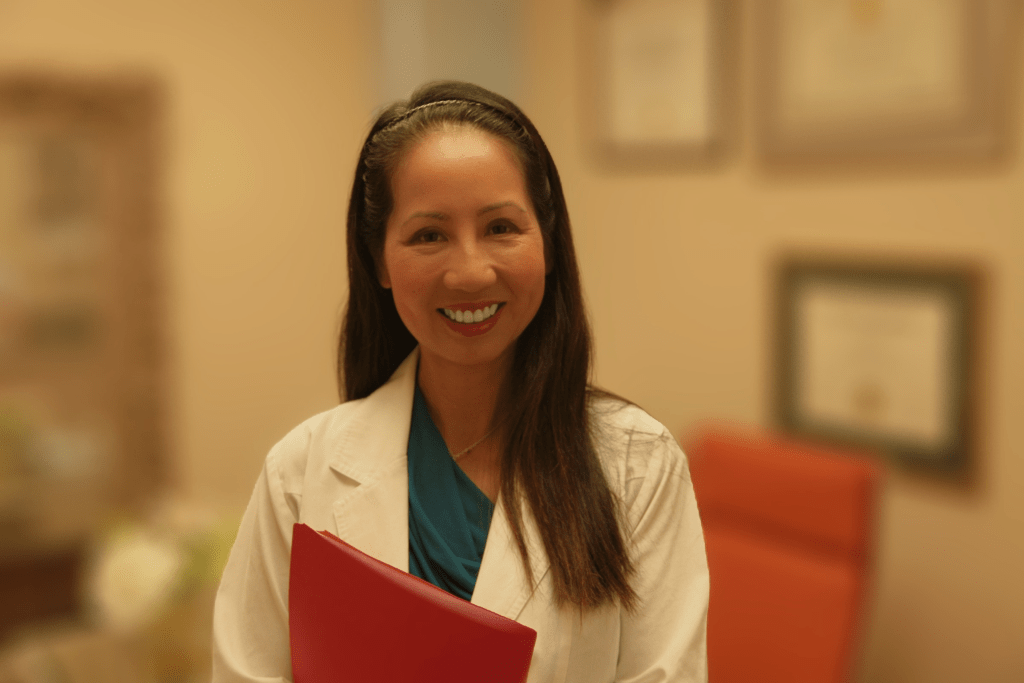 female cosmetic surgeon